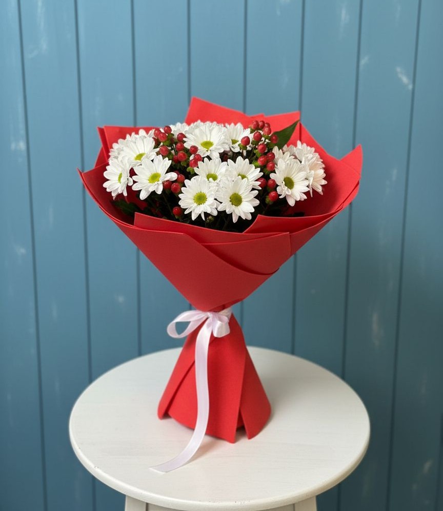 Букет цветов из: Хризантемы в Карачаевске