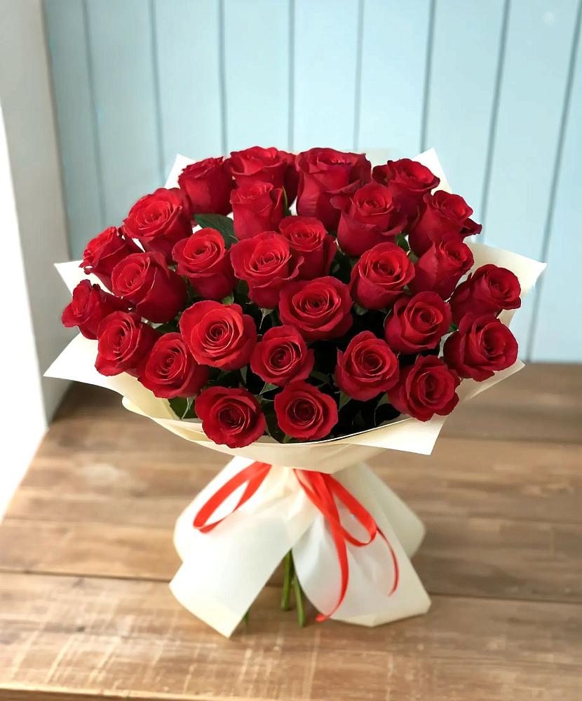 Букет 29 Красных роз в Карачаевске