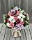 Букет цветов из: Альстромерии, Гвоздики, Розы и Хризантемы в Карачаевске