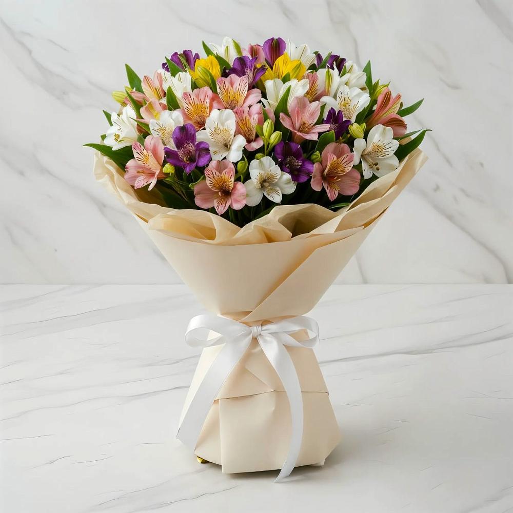 Букет цветов из: Альстромерии в Карачаевске