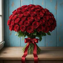 Букет Красные розы Блэк Меджик в Карачаевске