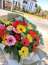 Букет цветов из:  Герберы #REPLACE_PRED# Карачаевске