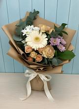 Букет цветов из:  Герберы и Хризантемы в Карачаевске