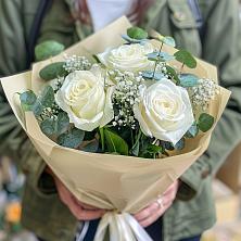 Букет Нежные грёзы в Карачаевске Букет цветов из: Розы в Карачаевске