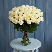 Букет 51 Белая роза Эдлесс Лав #REPLACE_PRED# Карачаевске
