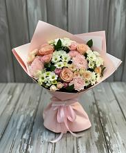 Букет цветов из:  Гвоздики, Розы и Хризантемы #REPLACE_PRED# Карачаевске