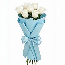 Букет 7 белых роз Проуд #REPLACE_PRED# Карачаевске