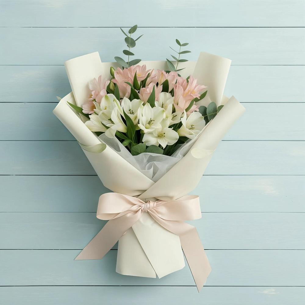 Букет цветов из: Альстромерии в Карачаевске