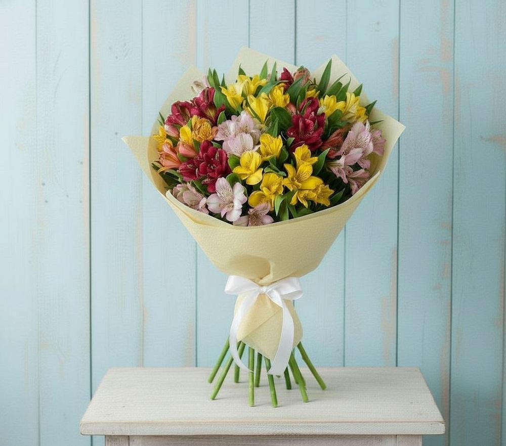 Букет цветов из: Альстромерии в Карачаевске
