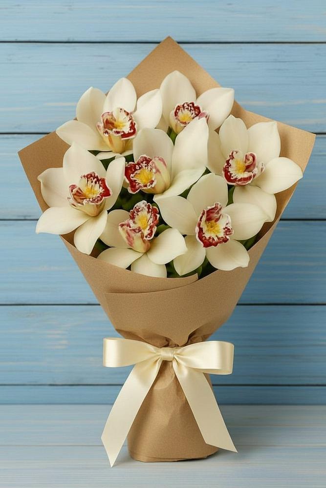 Букет цветов из: Орхидеи и Розы в Карачаевске