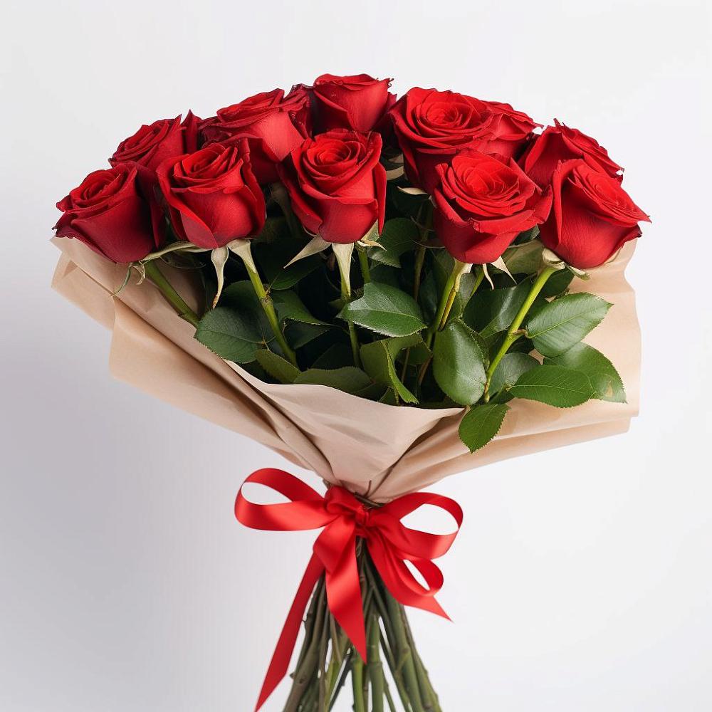 Букет 11 Красных роз Эдлесс Лав в Карачаевске